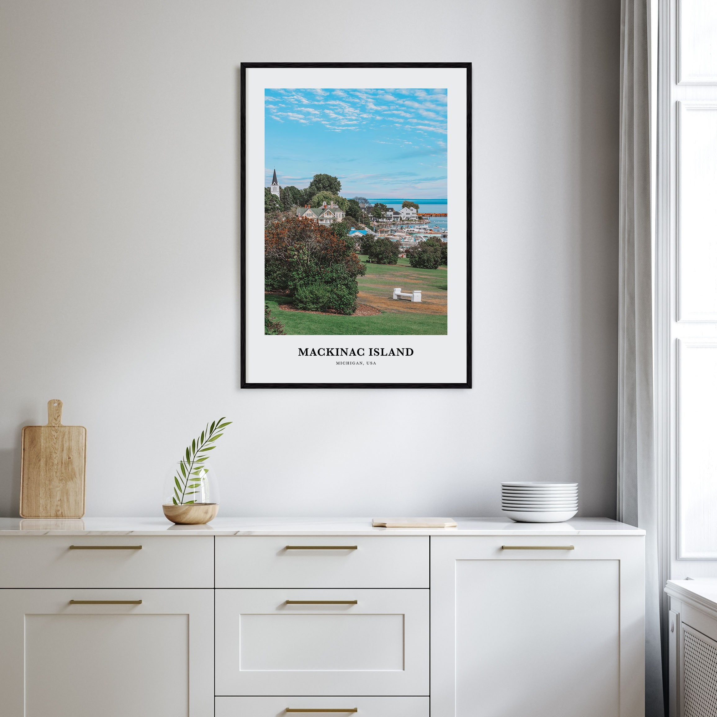 Mackinac Island Portrait Color Poster