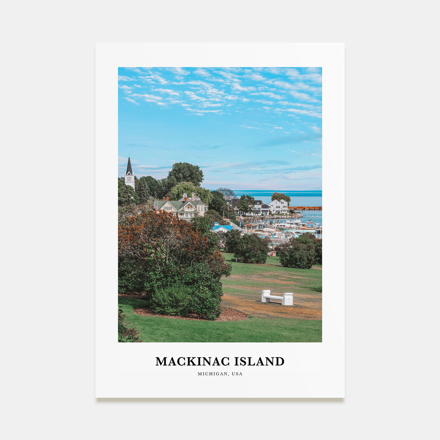 Mackinac Island Portrait Color Poster