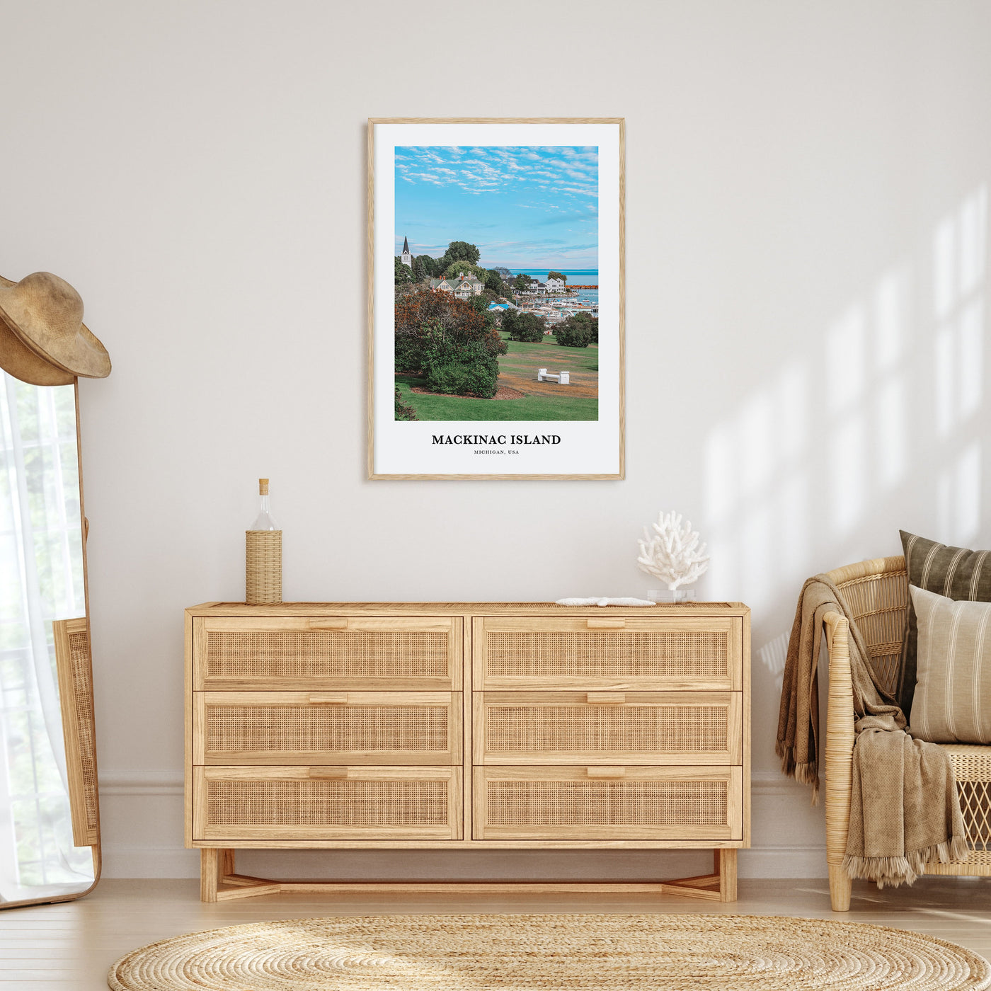 Mackinac Island Portrait Color Poster