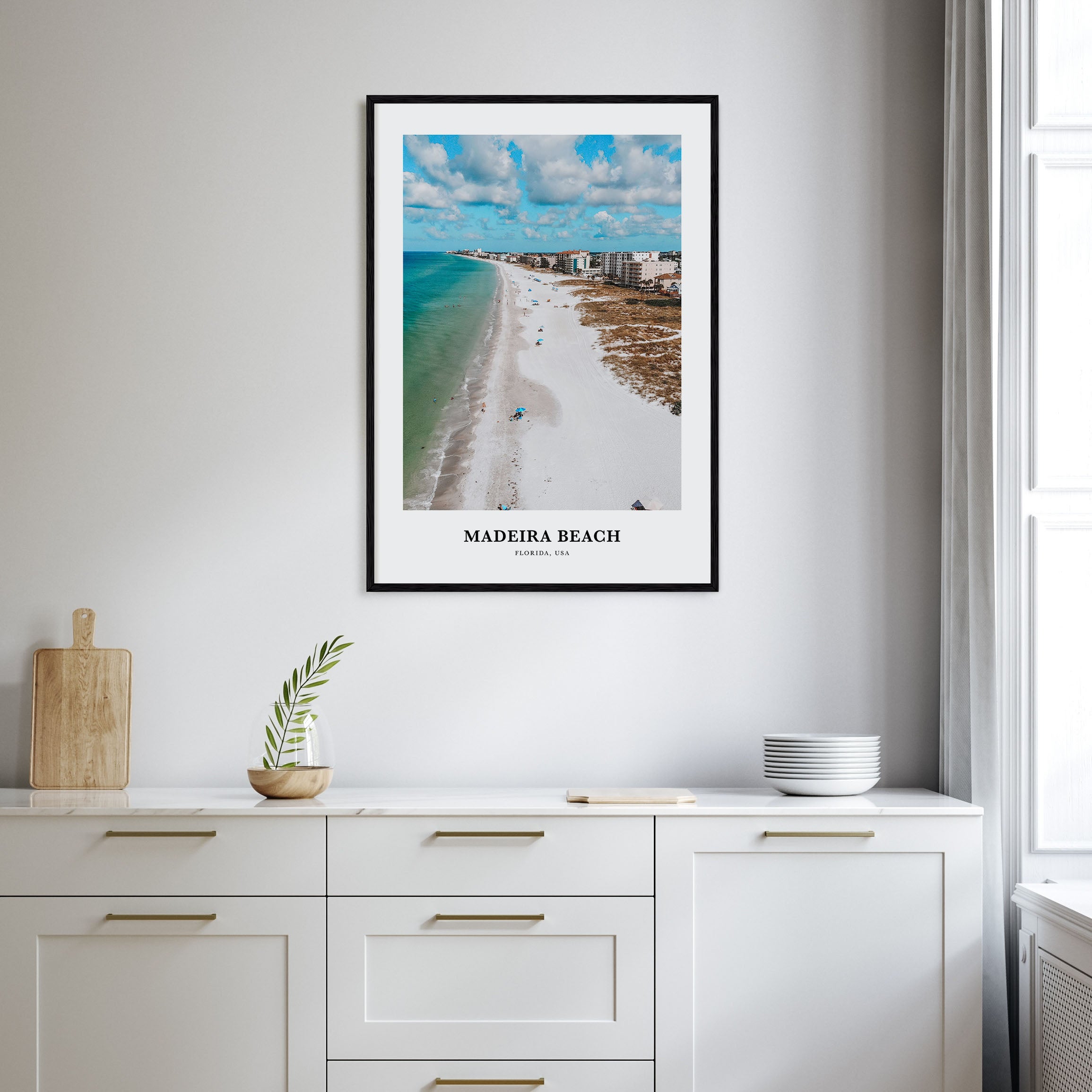Madeira Beach Portrait Color Poster