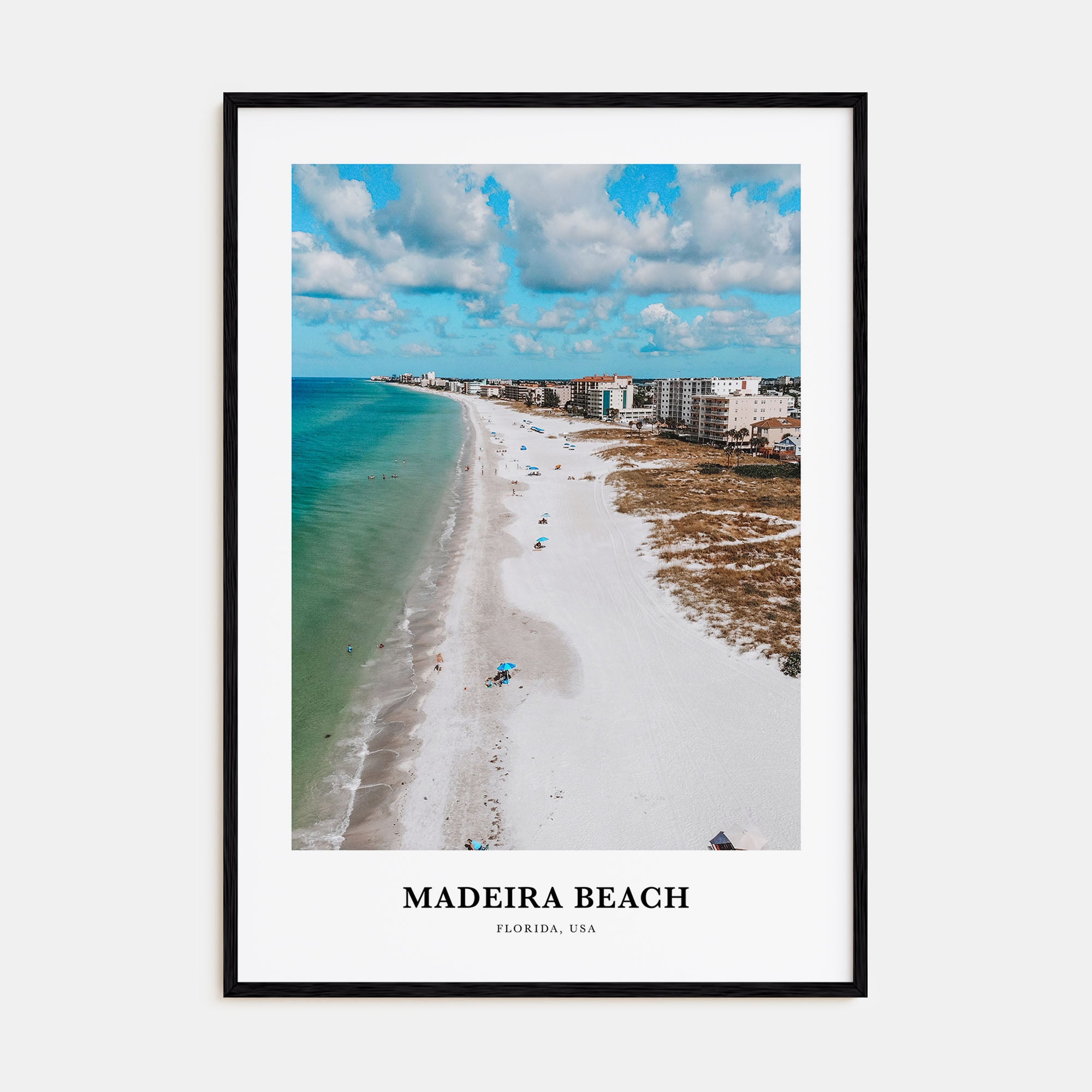 Madeira Beach Portrait Color Poster