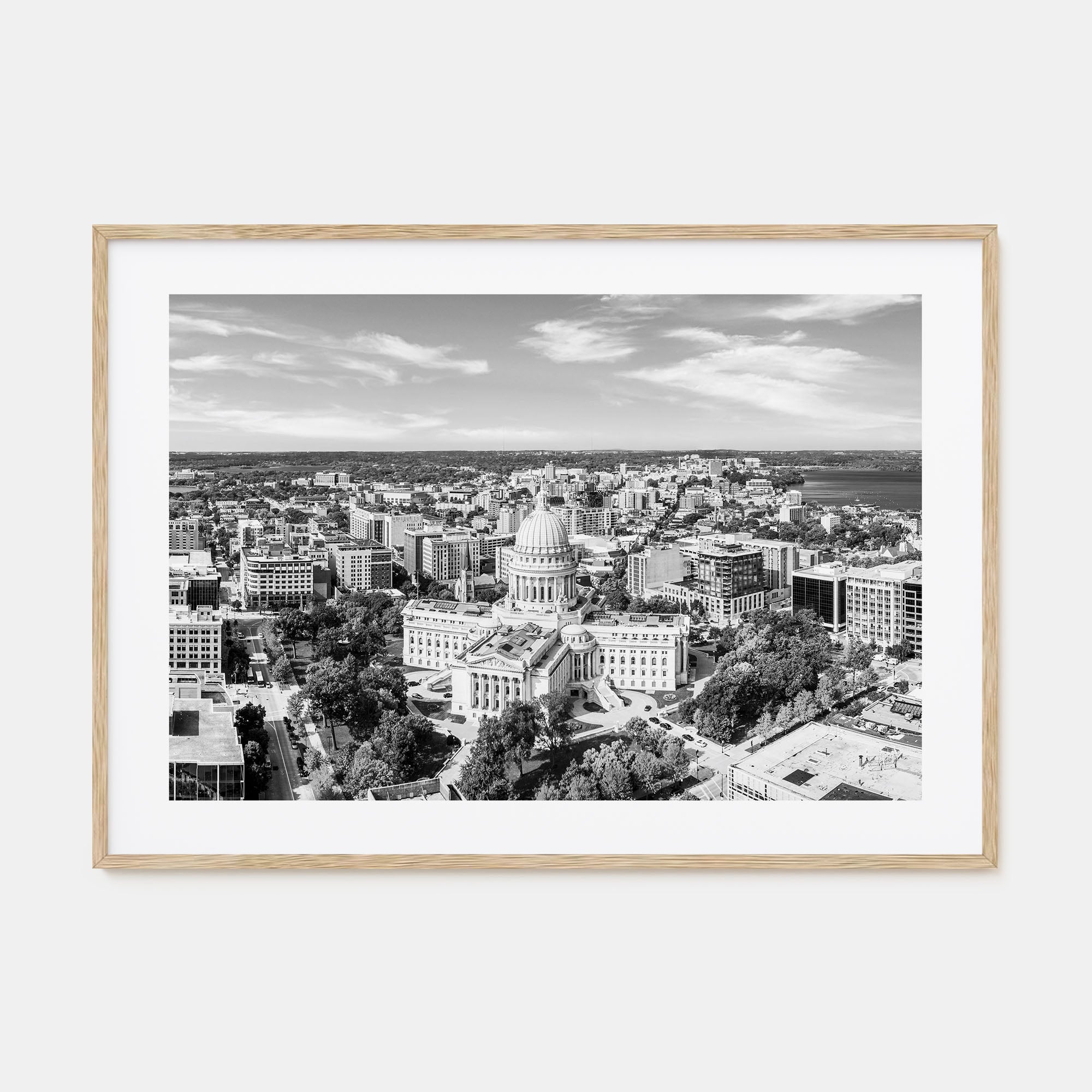 Madison Landscape B&W Poster