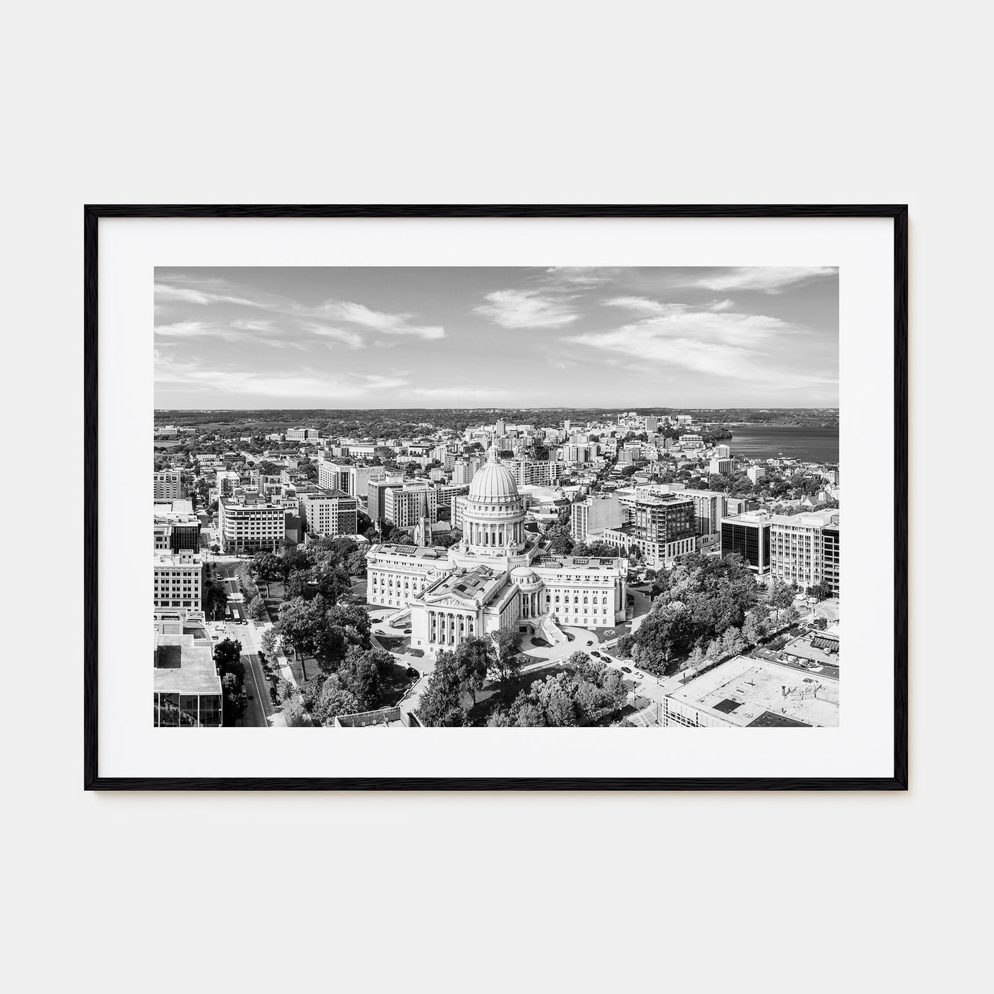 Madison Landscape B&W Poster