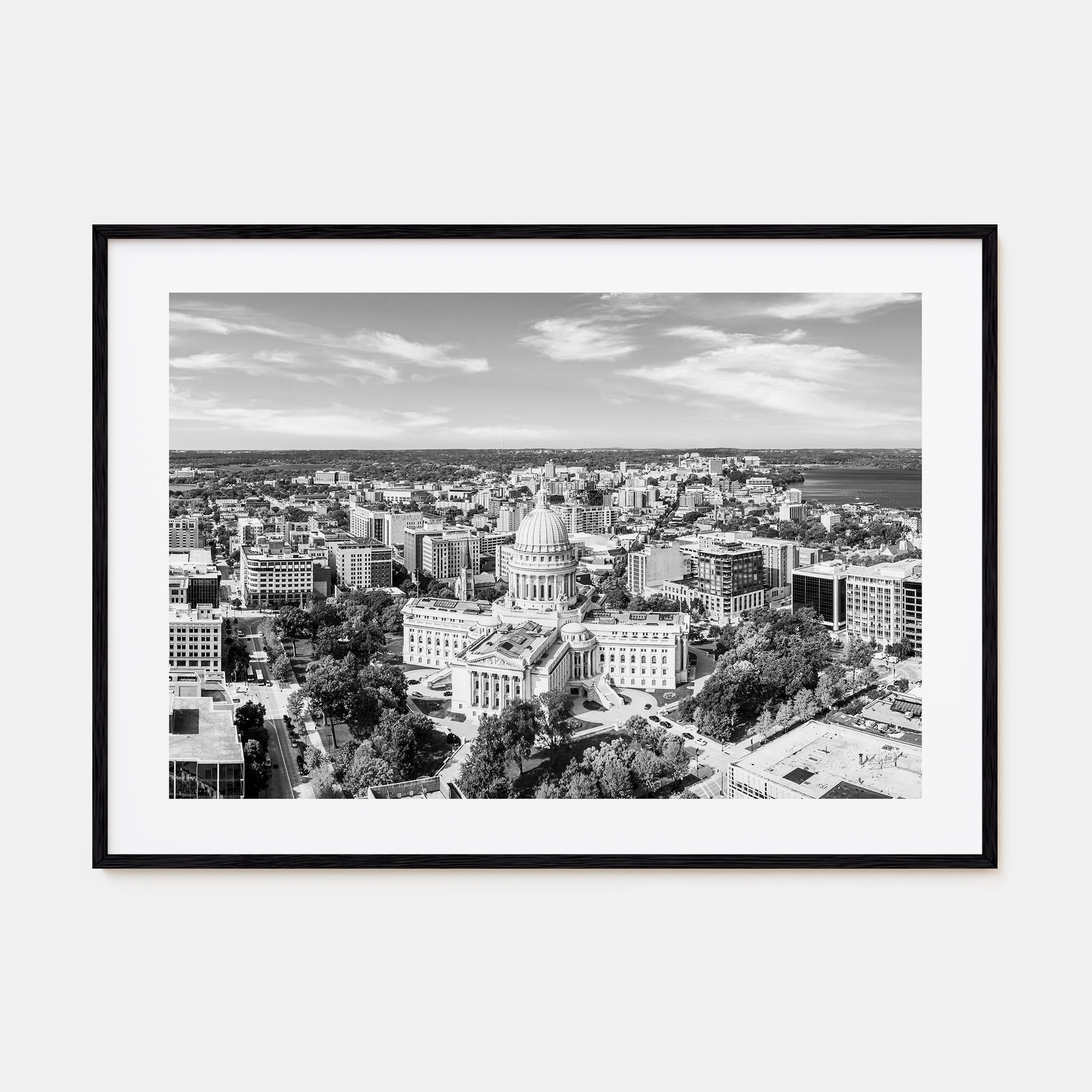 Madison Landscape B&W Poster