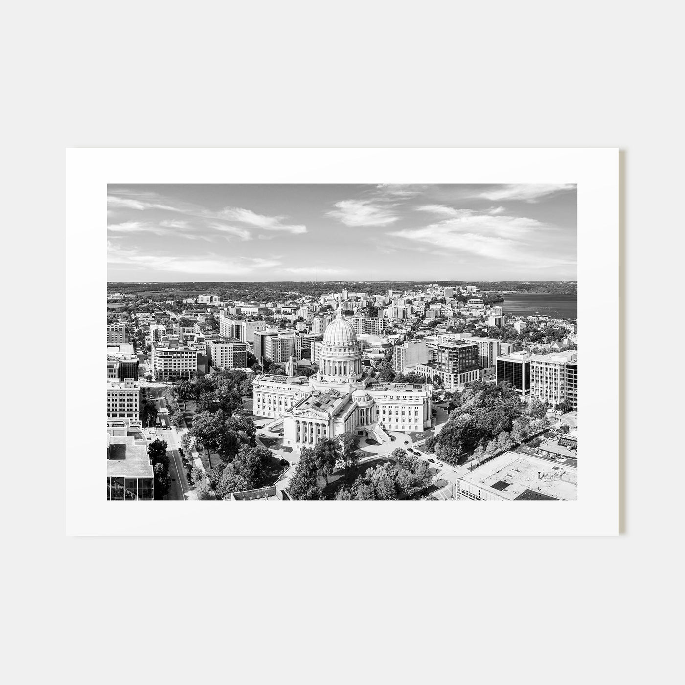 Madison Landscape B&W Poster