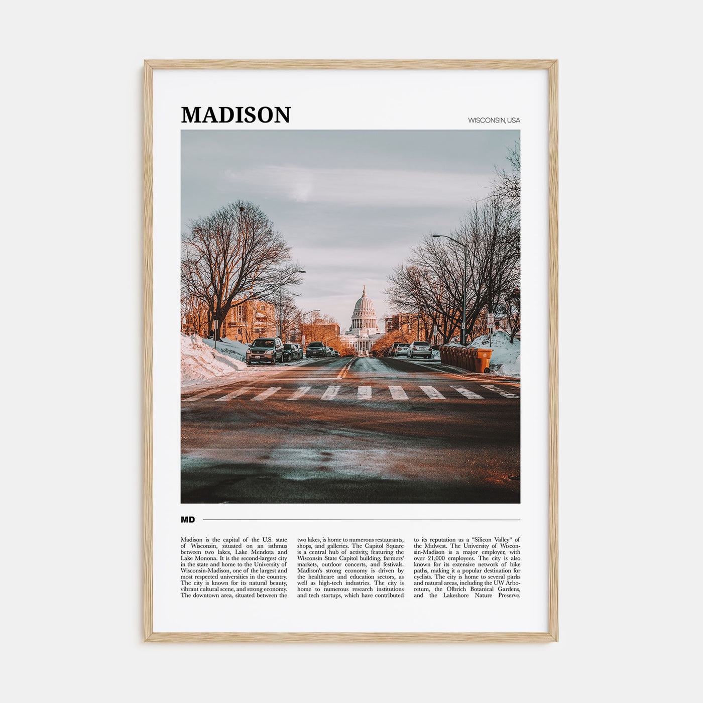 Madison Travel Color Poster