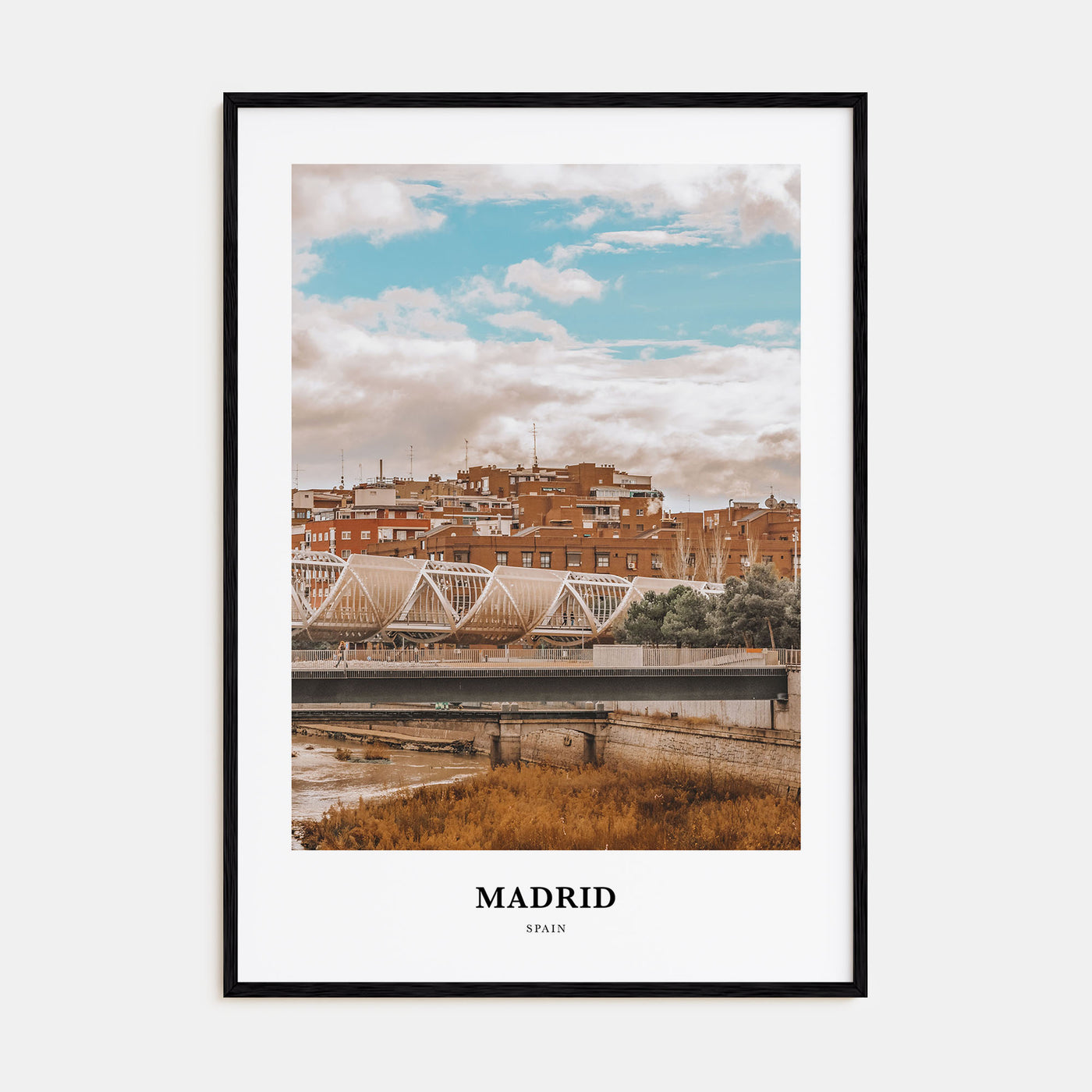 Madrid Portrait Color No 2 Poster