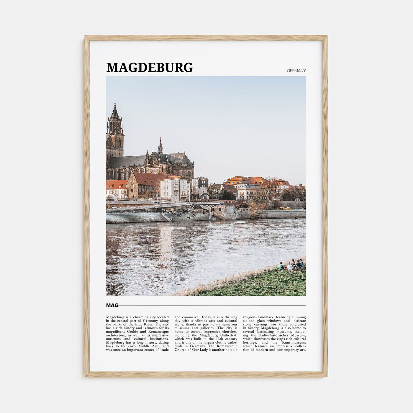 Magdeburg Travel Color No 2 Poster
