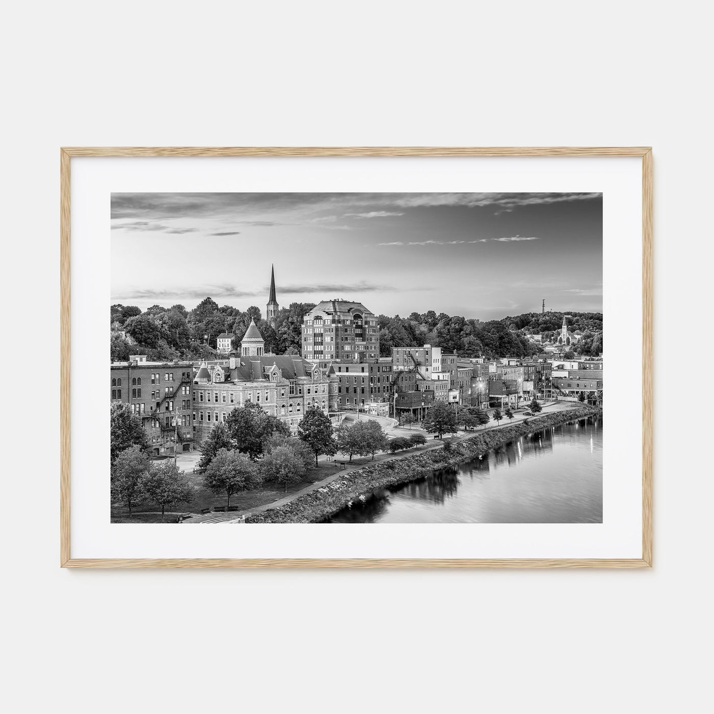Maine Landscape B&W Poster
