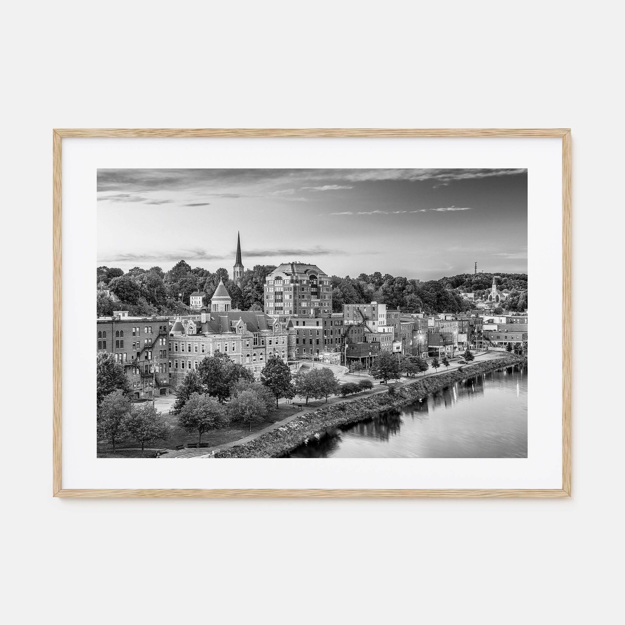 Maine Landscape B&W Poster