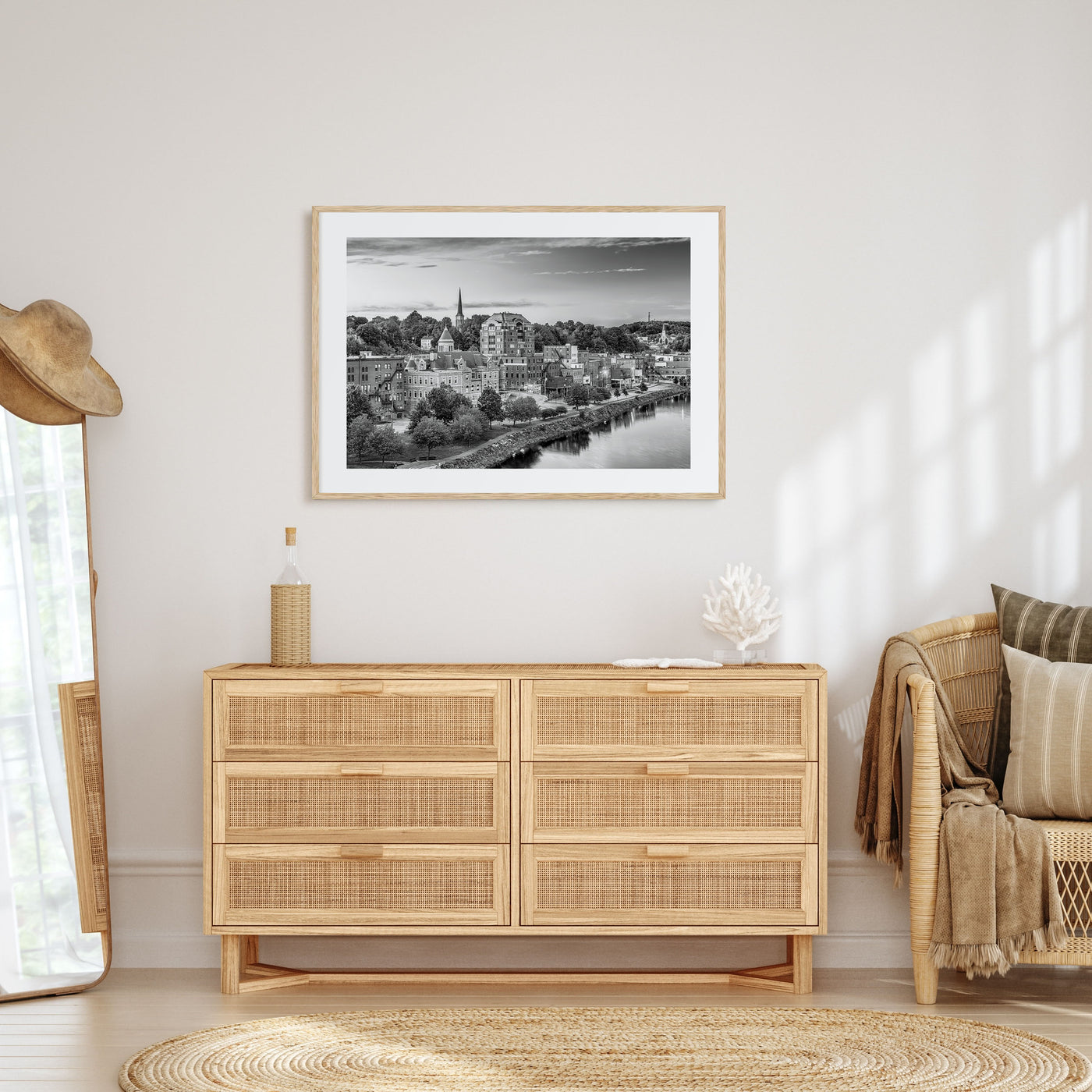 Maine Landscape B&W Poster