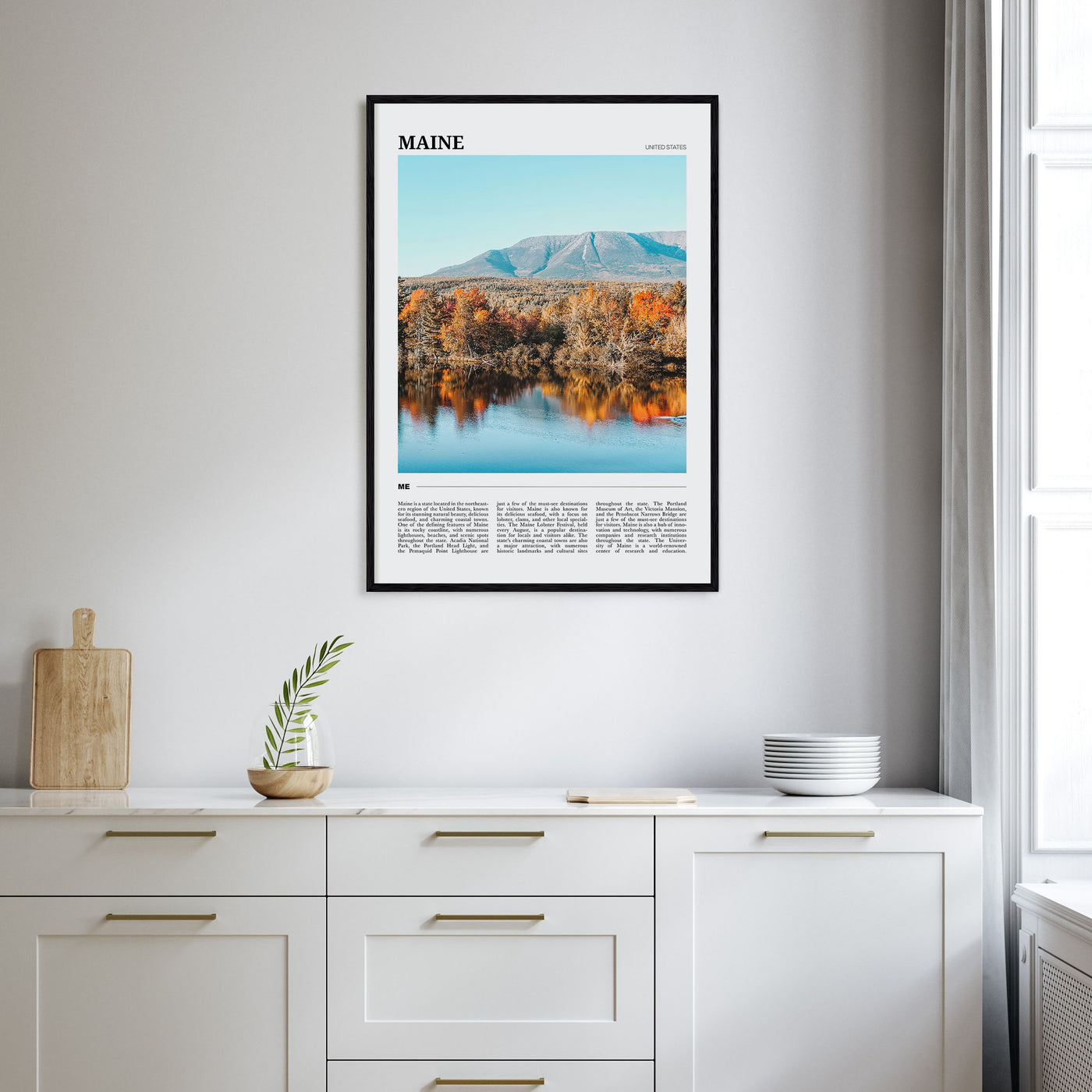 Maine Travel Color No 2 Poster
