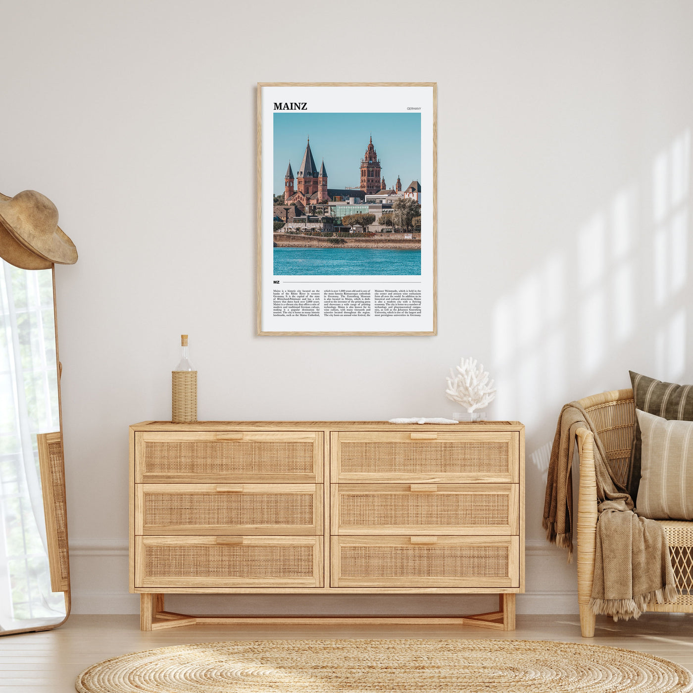 Mainz Travel Color Poster