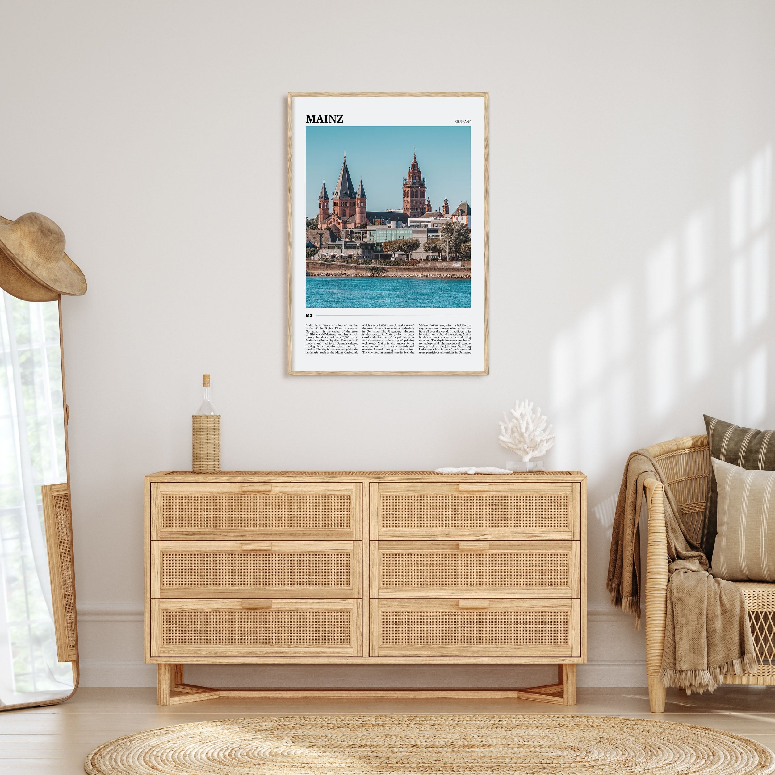 Mainz Travel Color Poster