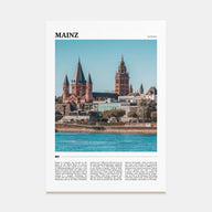 Mainz Travel Color Poster