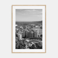 Málaga Photo B&W Poster