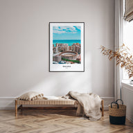 Málaga Portrait Color Poster