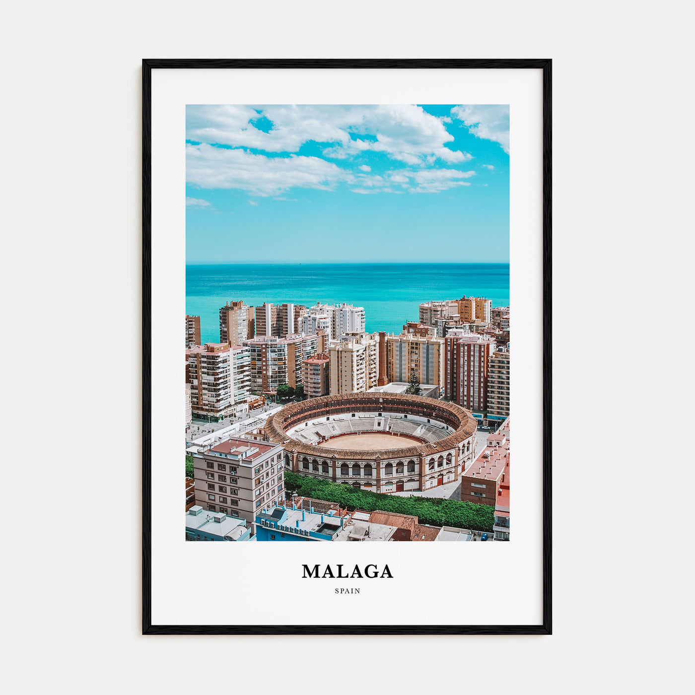 Málaga Portrait Color Poster