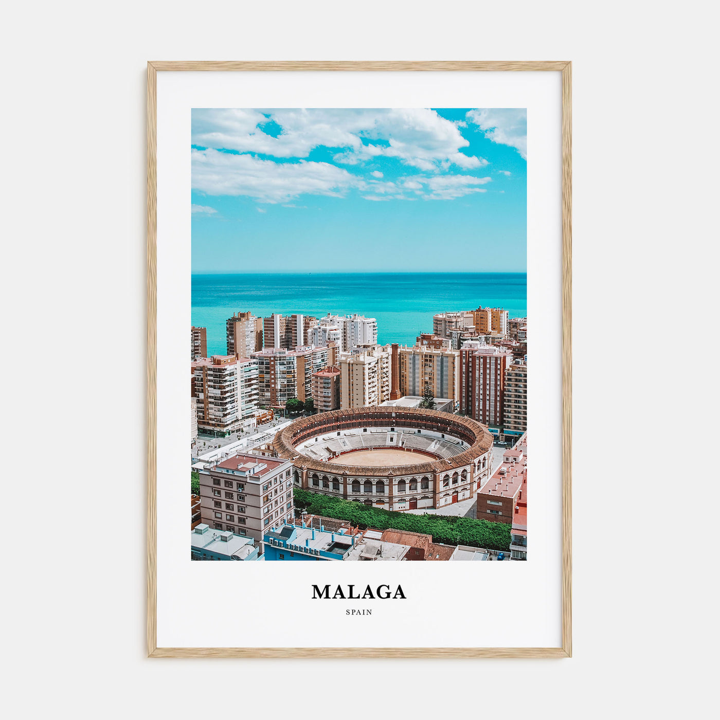 Málaga Portrait Color Poster