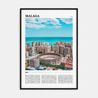 Málaga Travel Color Poster