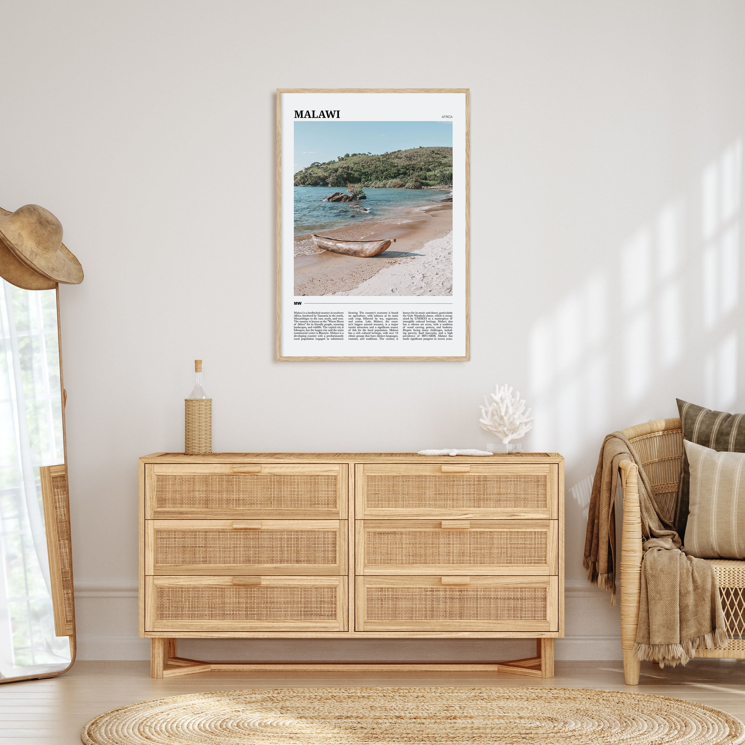 Malawi Travel Color Poster