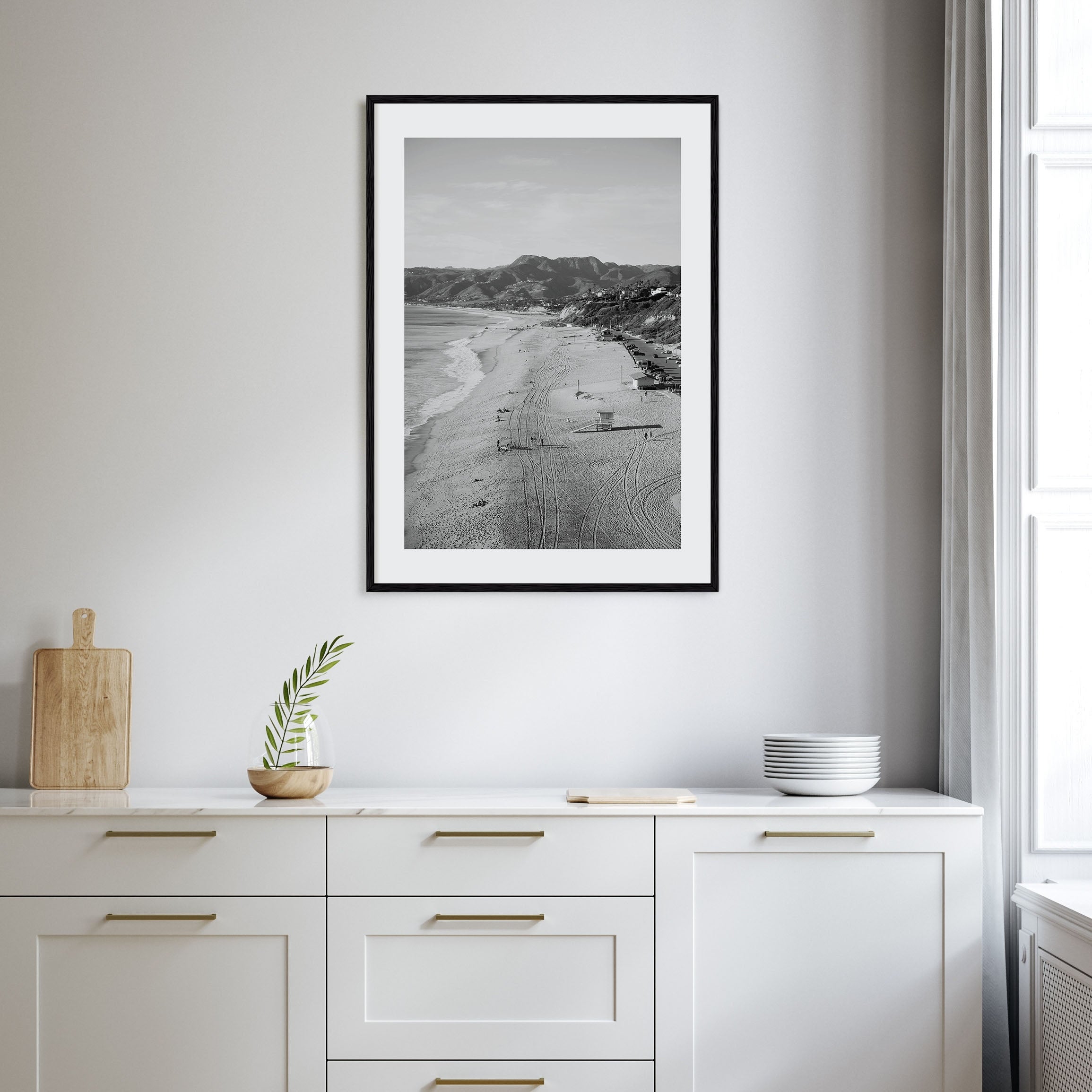 Malibu Photo B&W No 1 Poster