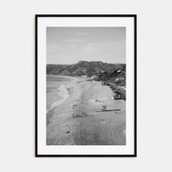 Malibu Photo B&W No 1 Poster