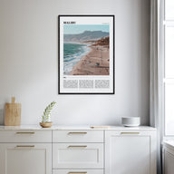 Malibu Travel Color Poster