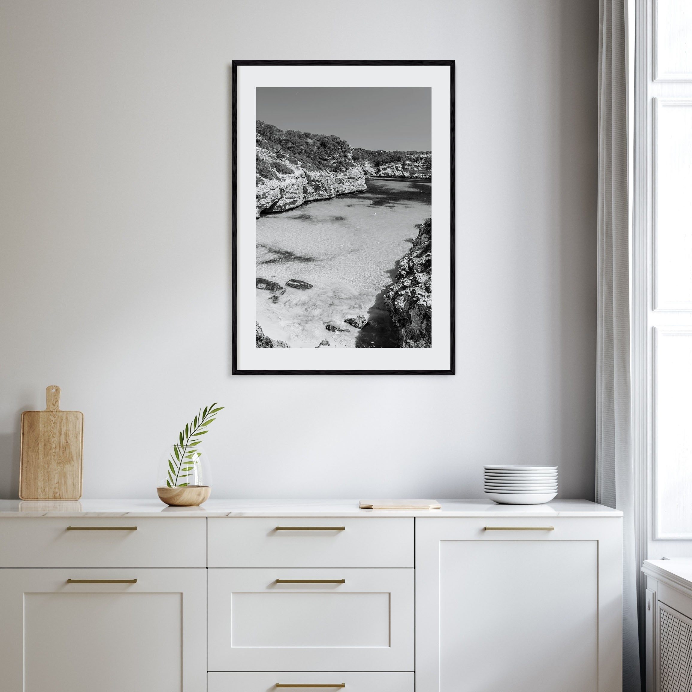 Mallorca Photo B&W Poster