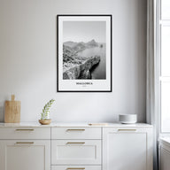 Mallorca Portrait B&W No 1 Poster