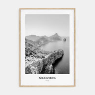 Mallorca Portrait B&W No 1 Poster