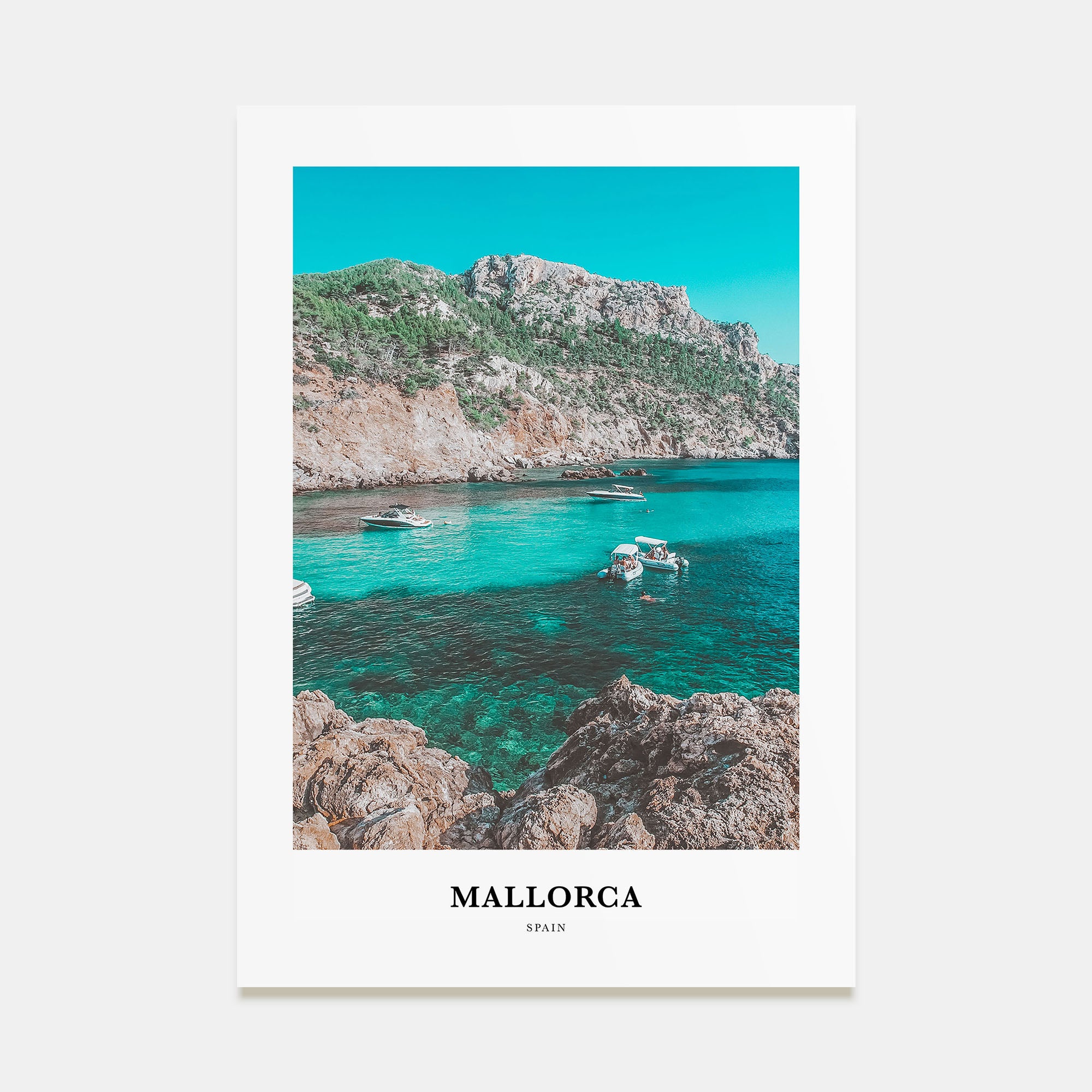 Mallorca Portrait Color Poster