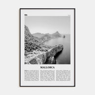 Mallorca Travel B&W No 1 Poster