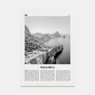 Mallorca Travel B&W No 1 Poster