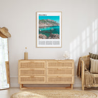 Mallorca Travel Color Poster