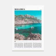 Mallorca Travel Color Poster