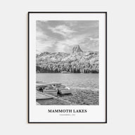 Mammoth Lakes Portrait B&W Poster