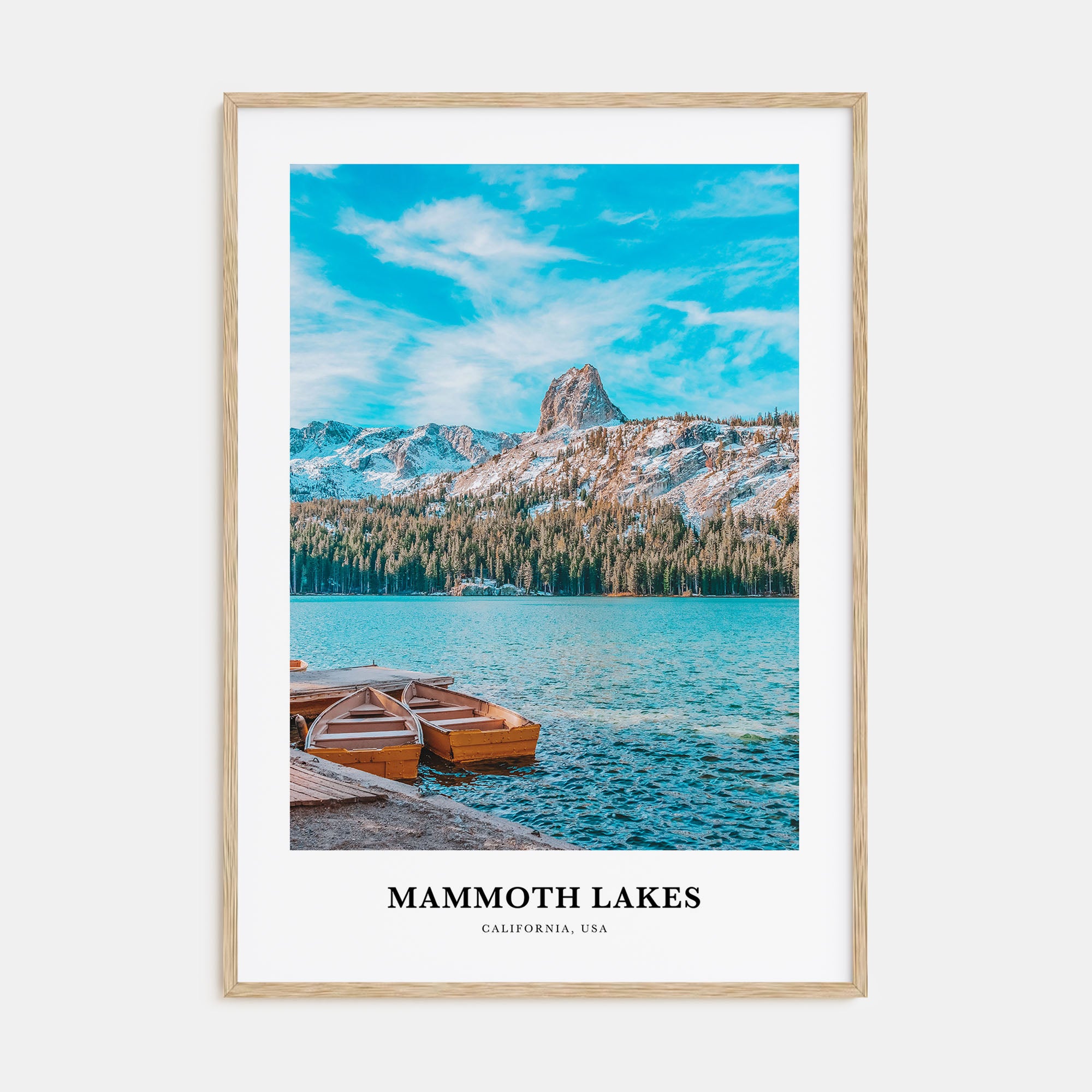 Mammoth Lakes Portrait Color Poster