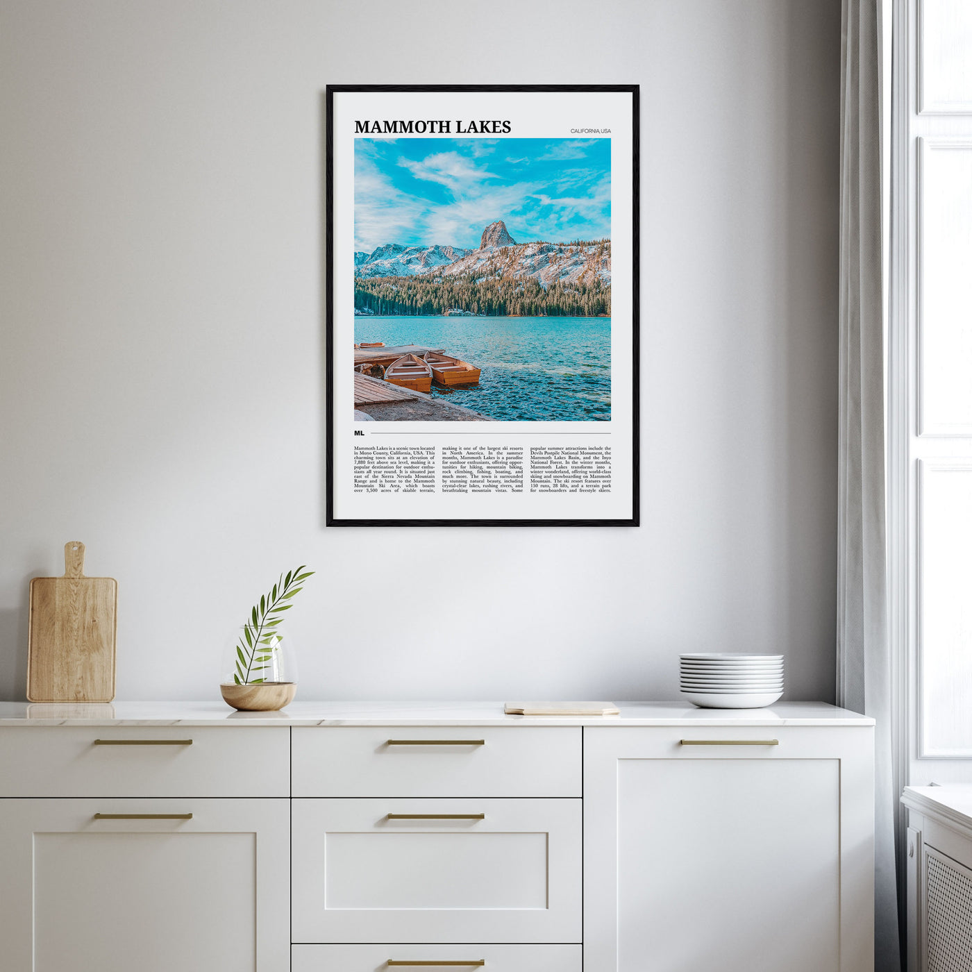 Mammoth Lakes Travel Color Poster