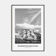 Mammoth Mountain Portrait B&W Poster