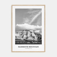 Mammoth Mountain Portrait B&W Poster