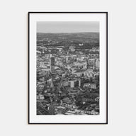 Manchester, England Photo B&W Poster