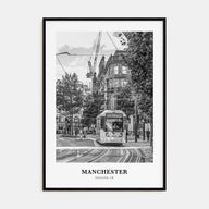 Manchester, England Portrait B&W No 1 Poster