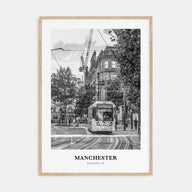 Manchester, England Portrait B&W No 1 Poster