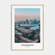 Manchester, England Portrait Color Poster
