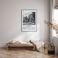 Manchester, England Travel B&W No 1 Poster