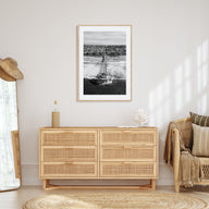 Manhattan Beach Photo B&W No 1 Poster