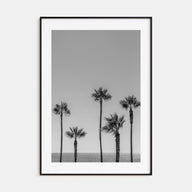 Manhattan Beach Photo B&W No 2 Poster