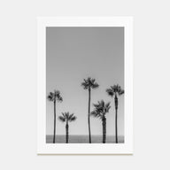 Manhattan Beach Photo B&W No 2 Poster