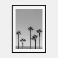 Manhattan Beach Photo B&W No 2 Poster